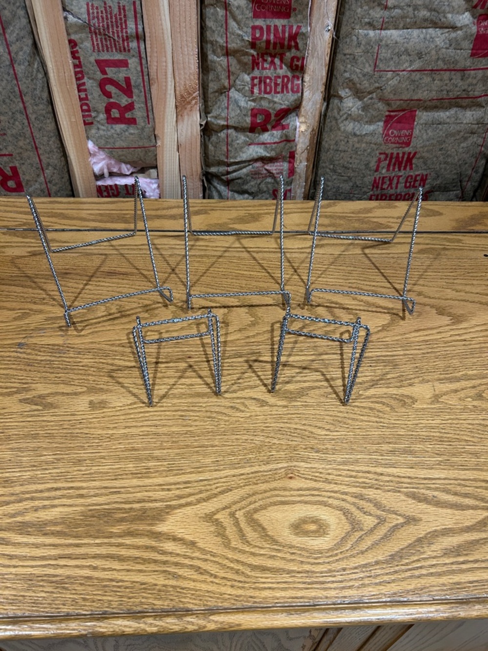 Silver Wire Display Easel Stand - Set of 6